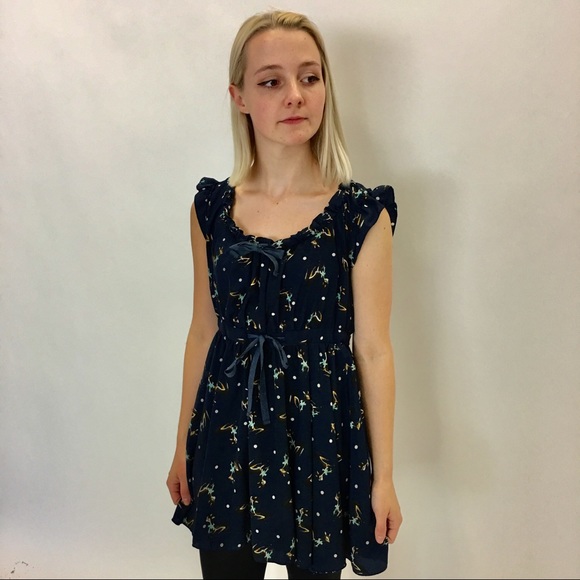 Tunic top/dress - deer print - Picture 4 of 4